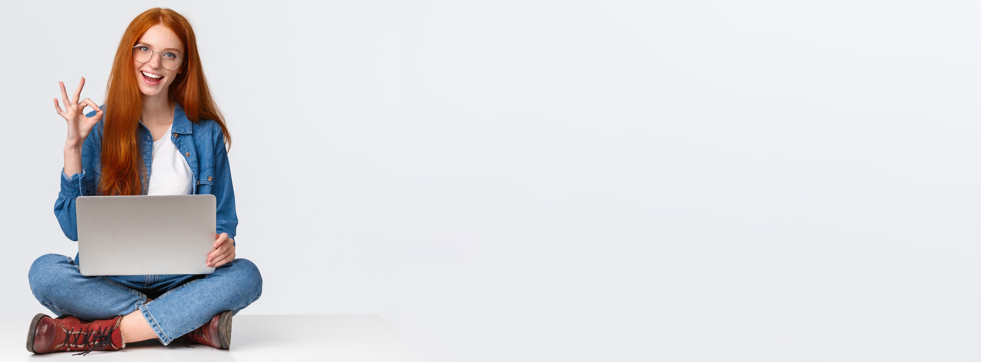 Persona representando el aprendizaje de inglés